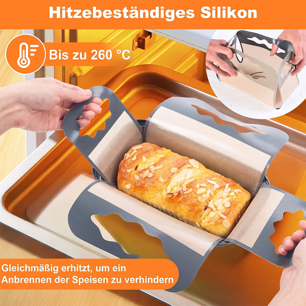 Tyiimax™ Silikon-Backmatte für Brot mit 4 Griffen