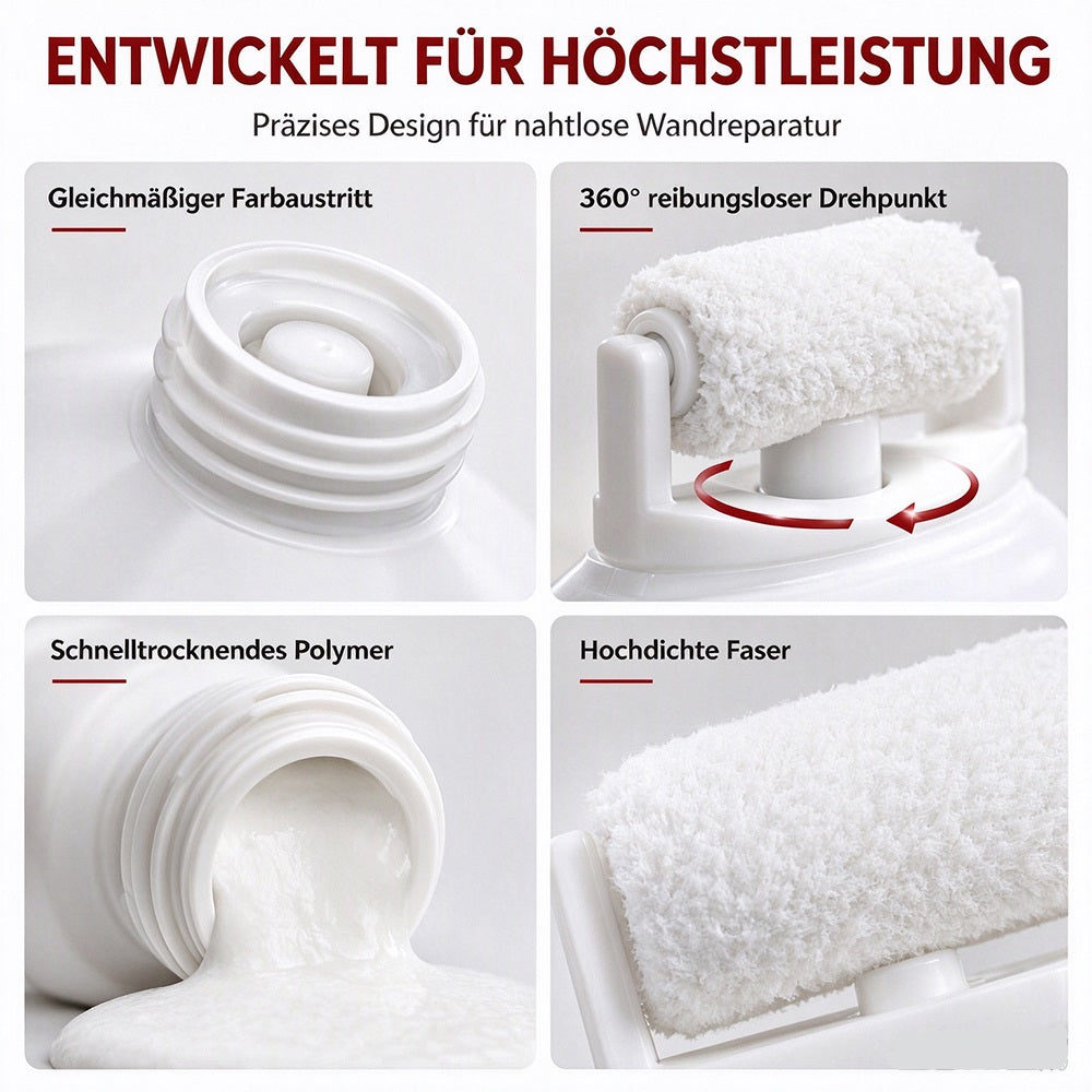 Wasserdichte Wandreparaturpaste mit integriertem Mini-Roller