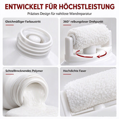 Wasserdichte Wandreparaturpaste mit integriertem Mini-Roller