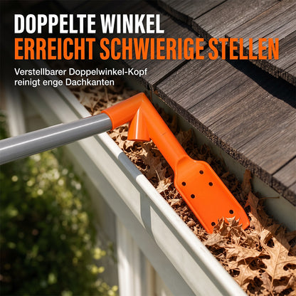 Werkzeuge zur Dachrinnenreinigung ohne Klettern