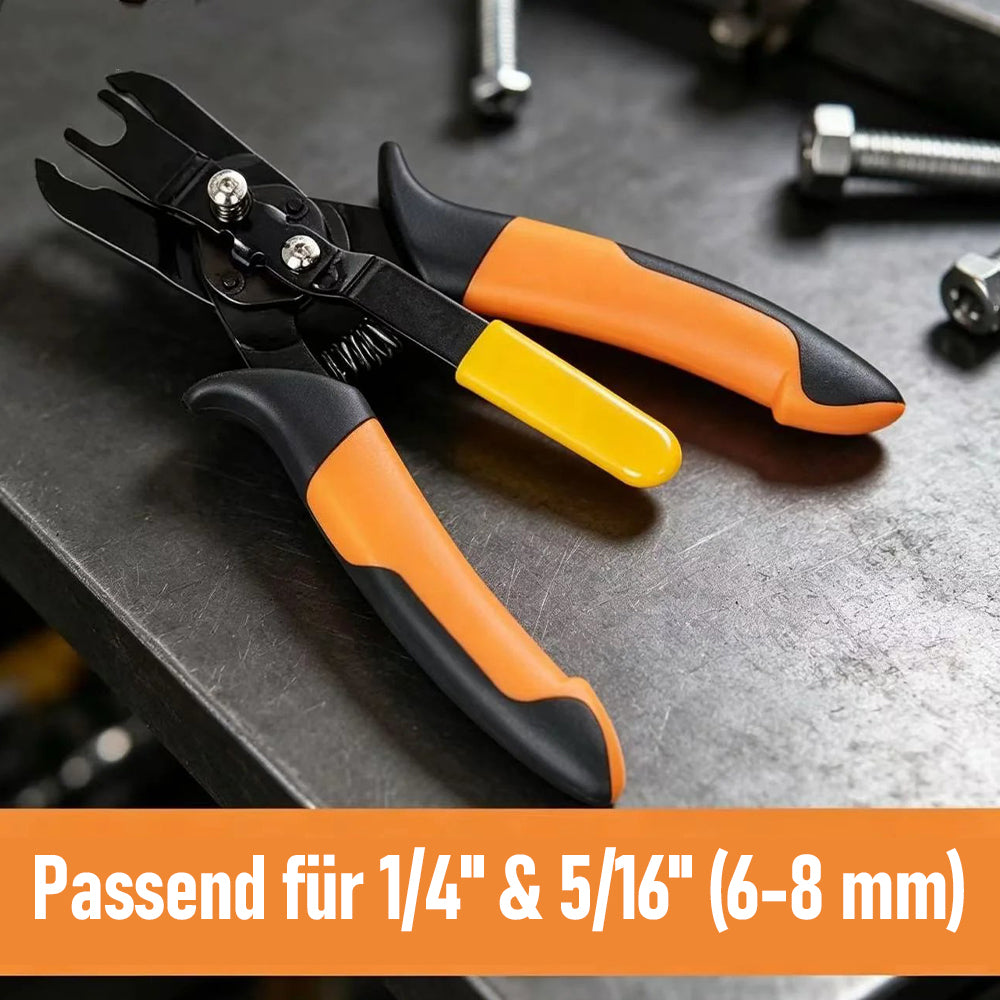Robuste Zange zum Lösen von Push-to-Connect-Luftschlauchanschlüssen