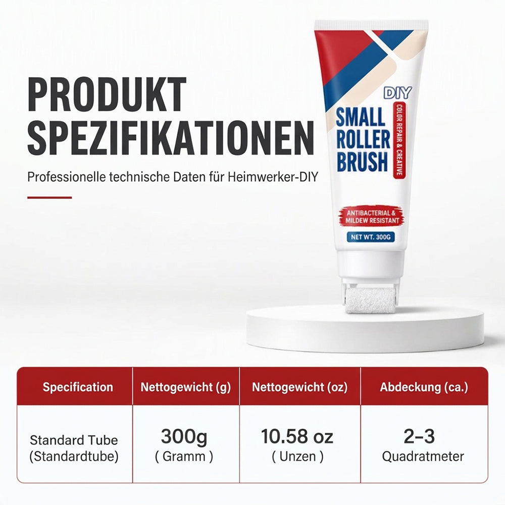 Wasserdichte Wandreparaturpaste mit integriertem Mini-Roller