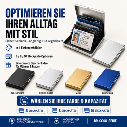 Tyiimax™ RFID-blockierender Kartenhalter aus Metall