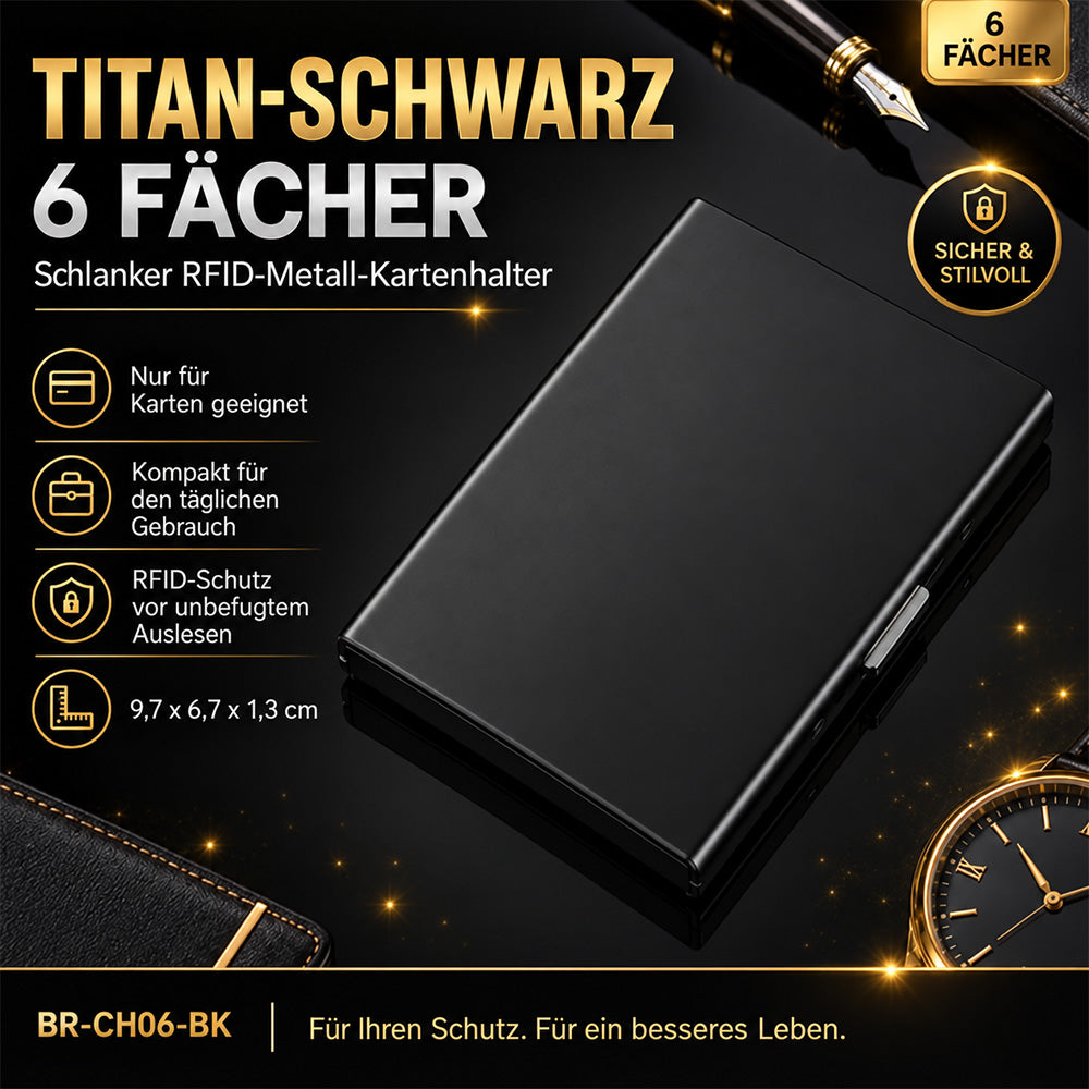 Tyiimax™ RFID-blockierender Kartenhalter aus Metall