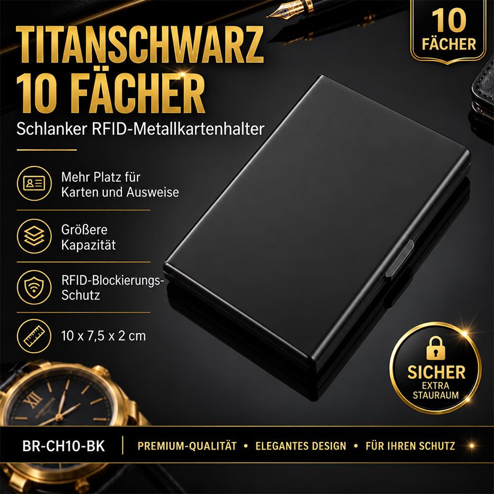 Tyiimax™ RFID-blockierender Kartenhalter aus Metall