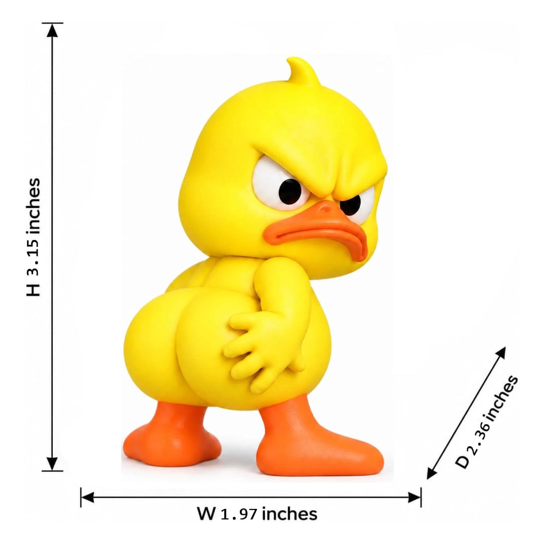 TYII Lustige Figur einer wütenden Ente