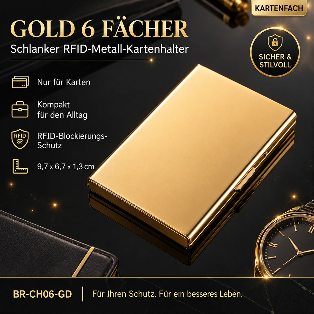 Tyiimax™ RFID-blockierender Kartenhalter aus Metall