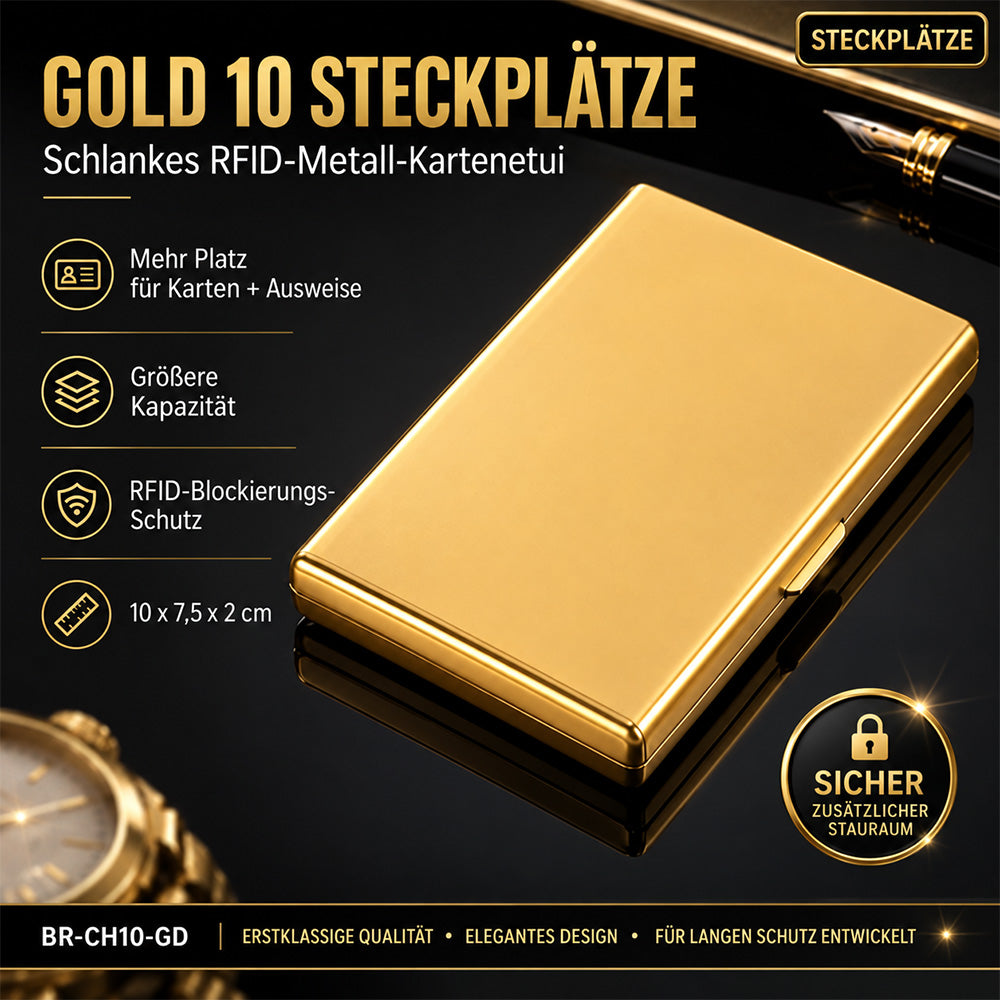 Tyiimax™ RFID-blockierender Kartenhalter aus Metall