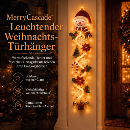 🎄 Leuchtender Weihnachts-Türhänger ✨ Festliche Wohndekoration