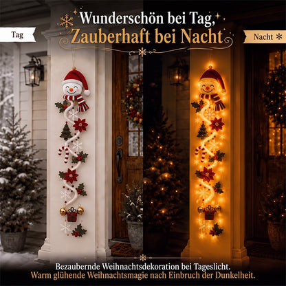 🎄 Leuchtender Weihnachts-Türhänger ✨ Festliche Wohndekoration