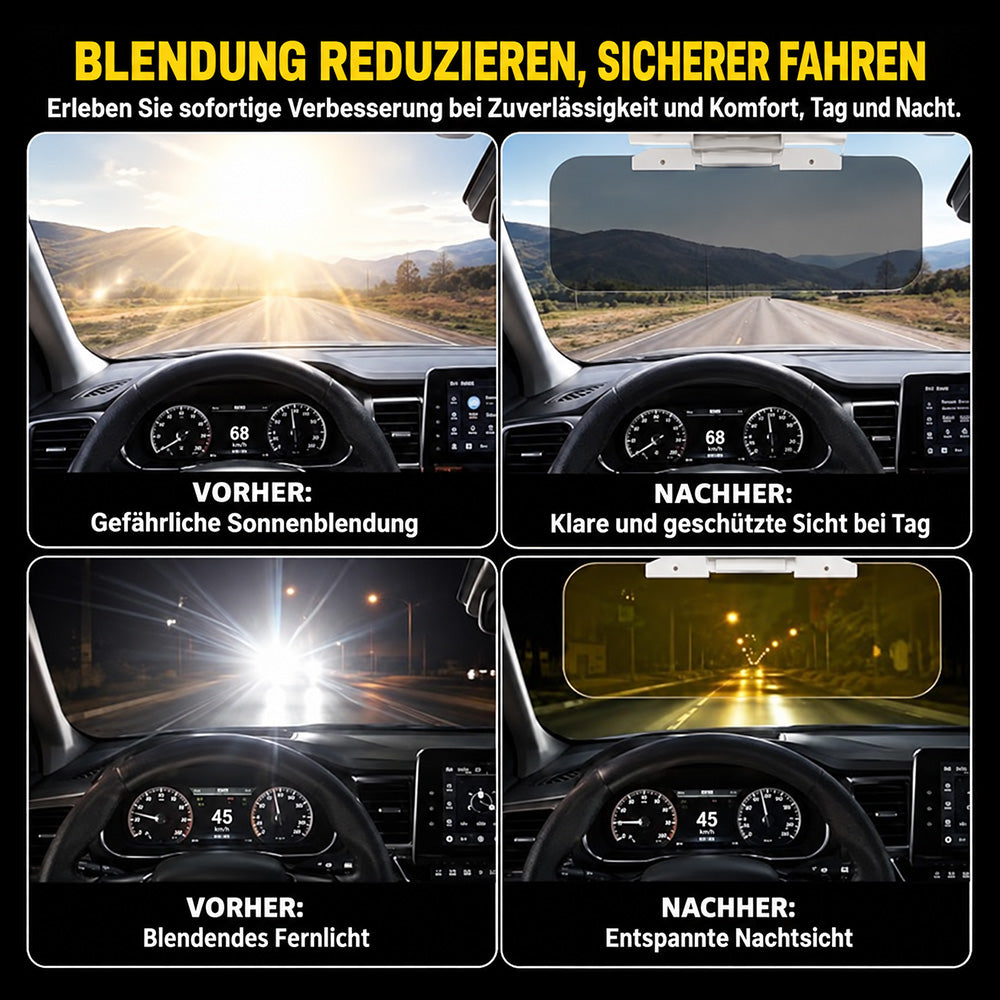 Sonnenblenden-Verlängerung fürs Auto – zusätzlicher Sonnen- und Blendschutz