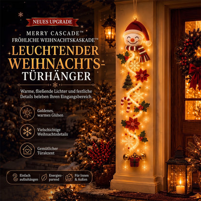 🎄 Leuchtender Weihnachts-Türhänger ✨ Festliche Wohndekoration