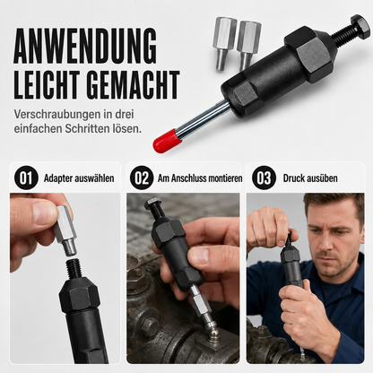 TYIIMAX™ Hochleistungs-Fettpresse – 600 PSI Hochdruck-Fettpresse (mit M6/M8/M10-Adapter)