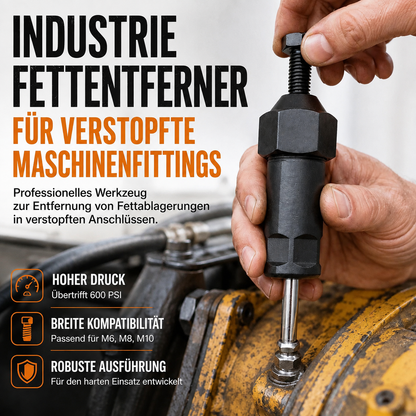 TYIIMAX™ Hochleistungs-Fettpresse – 600 PSI Hochdruck-Fettpresse (mit M6/M8/M10-Adapter)