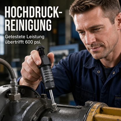 TYIIMAX™ Hochleistungs-Fettpresse – 600 PSI Hochdruck-Fettpresse (mit M6/M8/M10-Adapter)