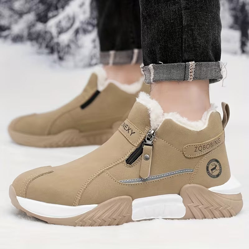 TYII™ Gefütterte Winterstiefeletten – Warm, Rutschfest & Bequem für Damen und Herren ❄️