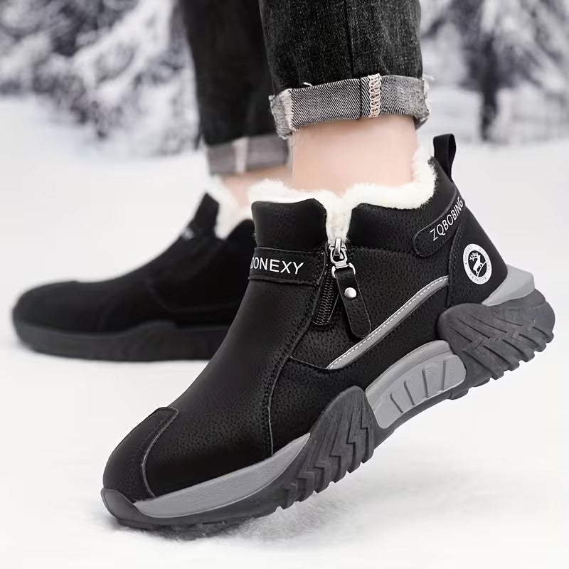 TYII™ Gefütterte Winterstiefeletten – Warm, Rutschfest & Bequem für Damen und Herren ❄️