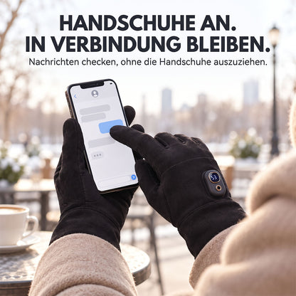 ❄️ Beheizbare Touchscreen-Handschuhe mit Digitalanzeige – Warme Hände im Winter