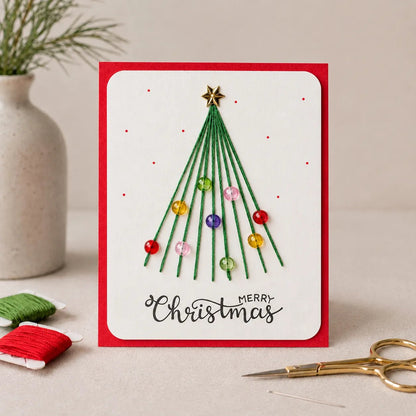 🎄Weihnachts-Bastelset „Fröhlich und brillant“ (6-teilig)