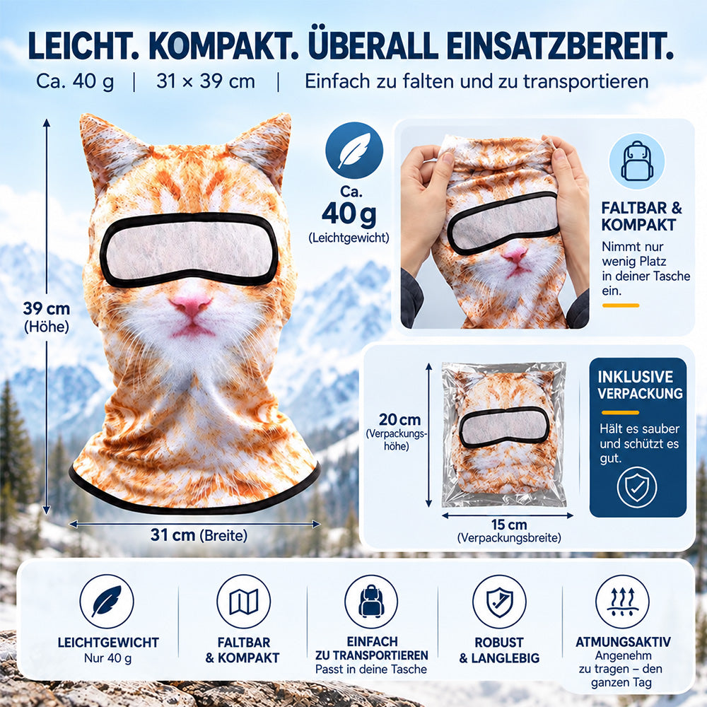 ❄️ Kuschelige Winddichte Wintermaske – Warm & Schützend für Ski, Snowboard & Outdoor