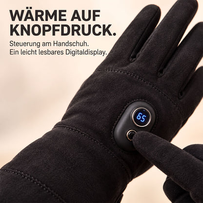 ❄️ Beheizbare Touchscreen-Handschuhe mit Digitalanzeige – Warme Hände im Winter