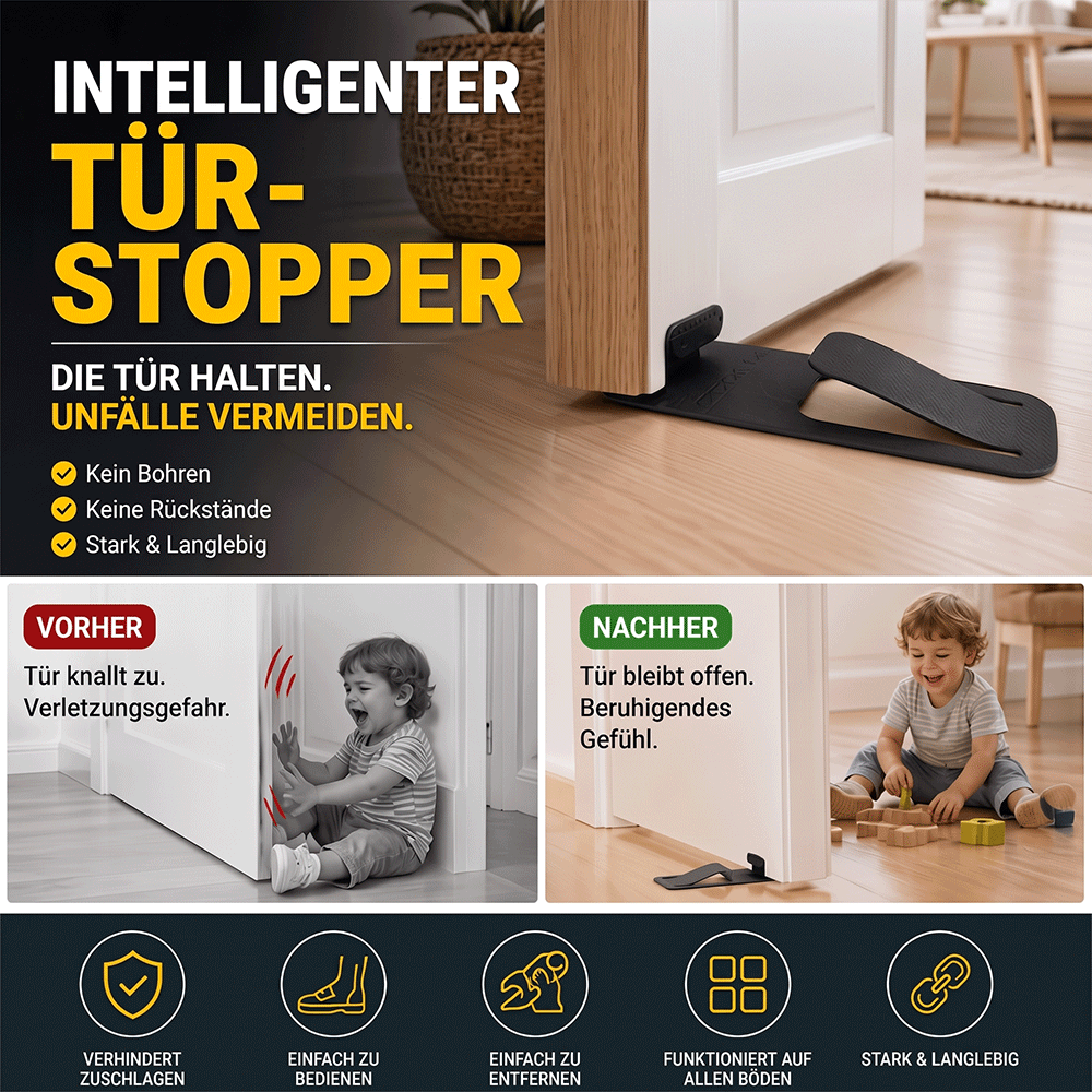 2er-Set Türstopper – Bohren war gestern! 🏠
