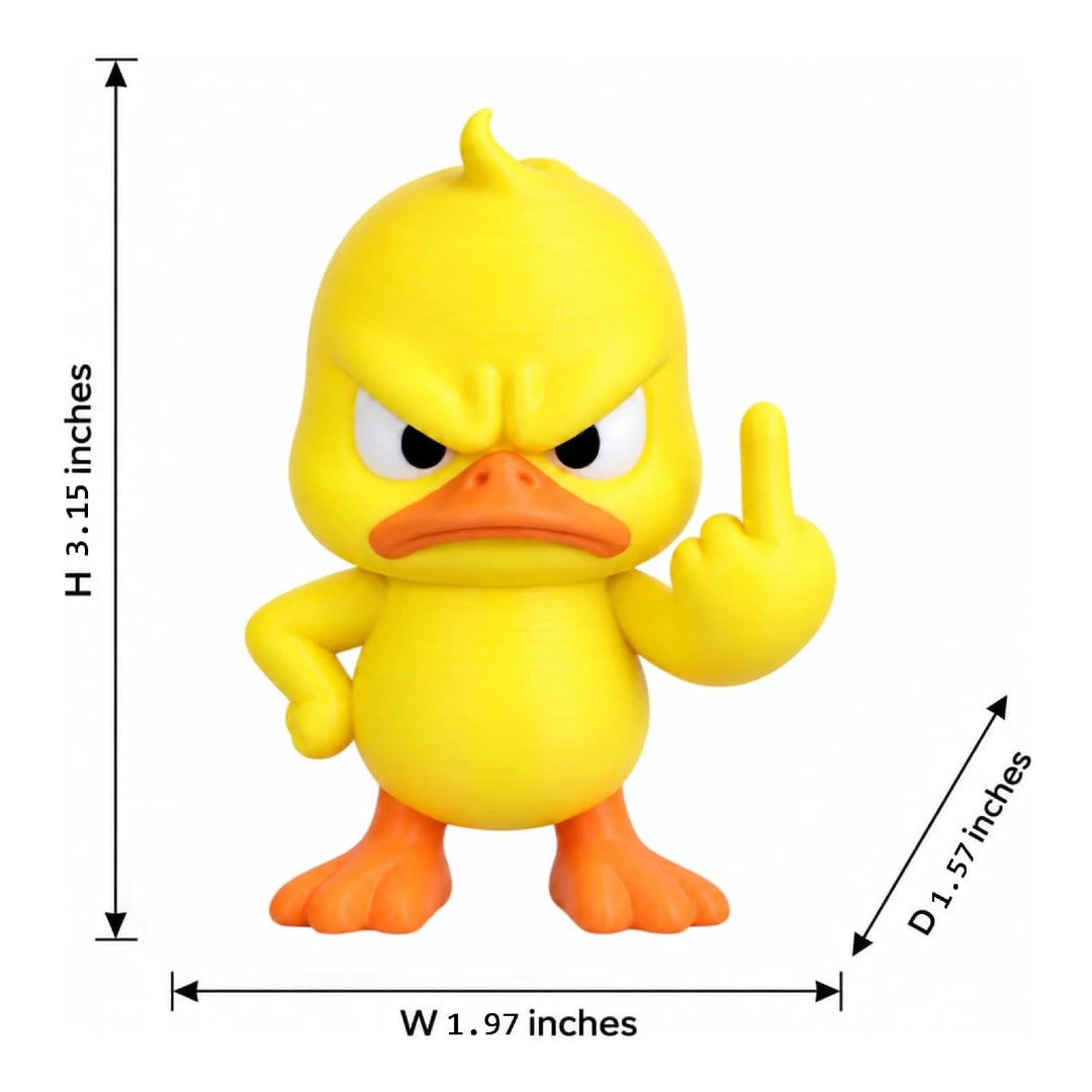 TYII Lustige Figur einer wütenden Ente