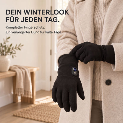 ❄️ Beheizbare Touchscreen-Handschuhe mit Digitalanzeige – Warme Hände im Winter