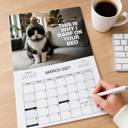 TYIIMAX™ Kalender „Wütende Katzen 2027“