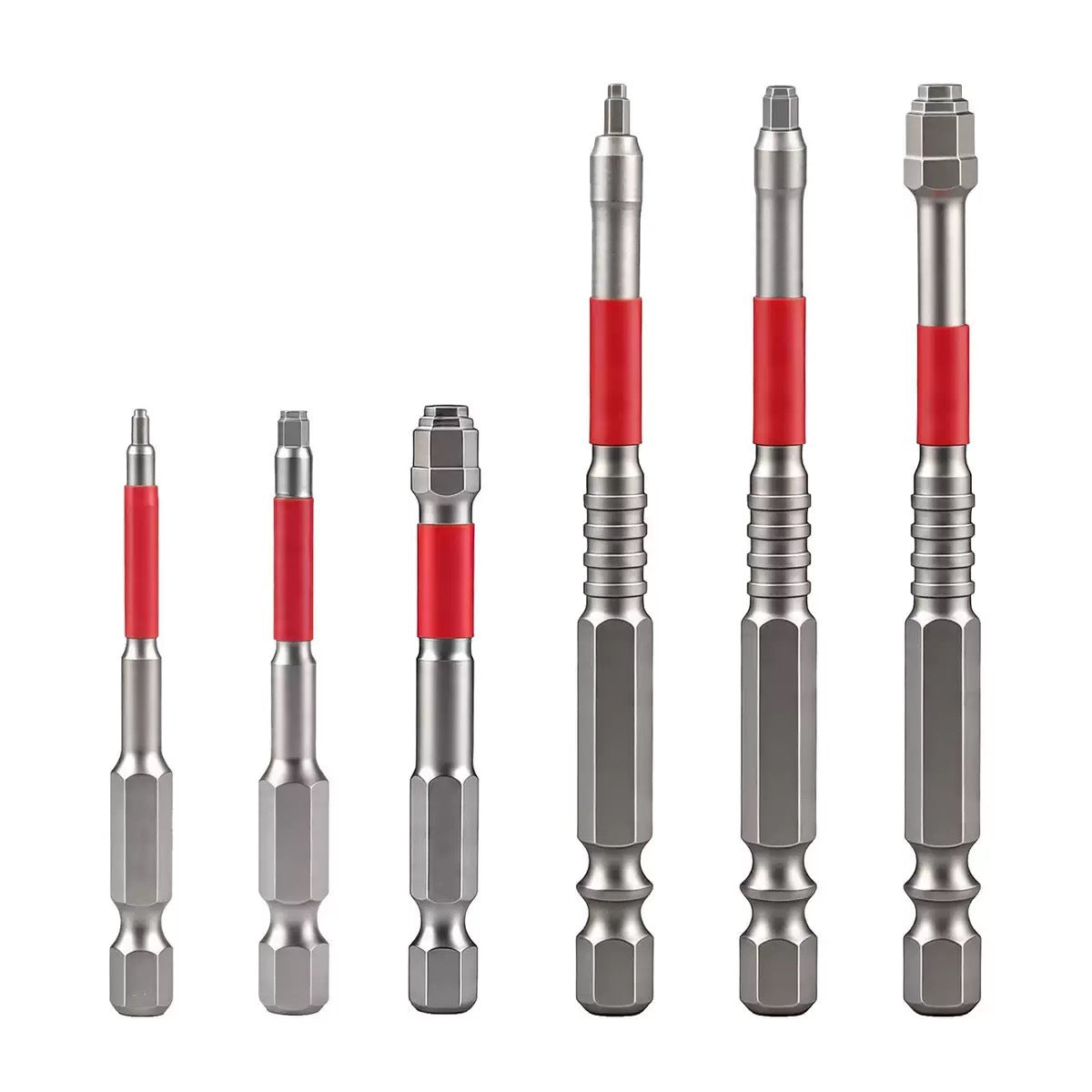 6-Piece Magnetic Pagoda Hex Shank Screwdriver Bit Set