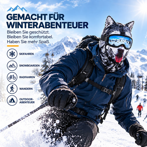 ❄️ Kuschelige Winddichte Wintermaske – Warm & Schützend für Ski, Snowboard & Outdoor