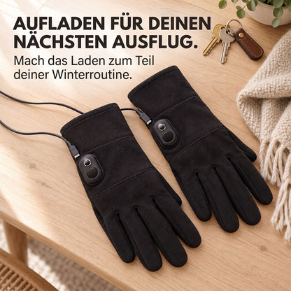 ❄️ Beheizbare Touchscreen-Handschuhe mit Digitalanzeige – Warme Hände im Winter