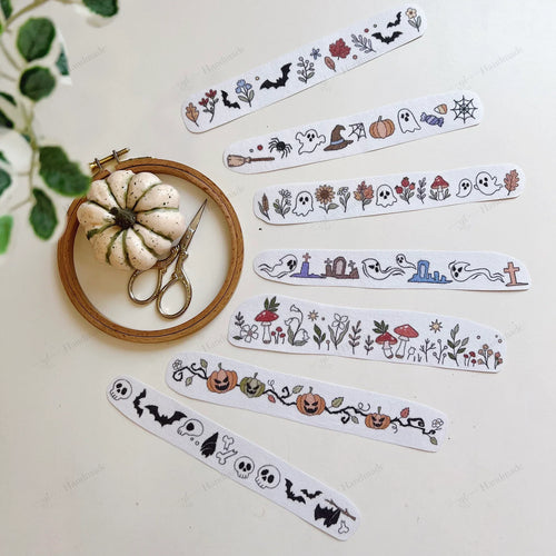 TYIIPLUS™ Seasonal Embroidery Templates – Halloween & Christmas DIY Designs