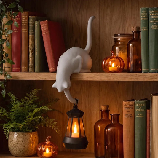 Cute Cat Hook Shelf Decor