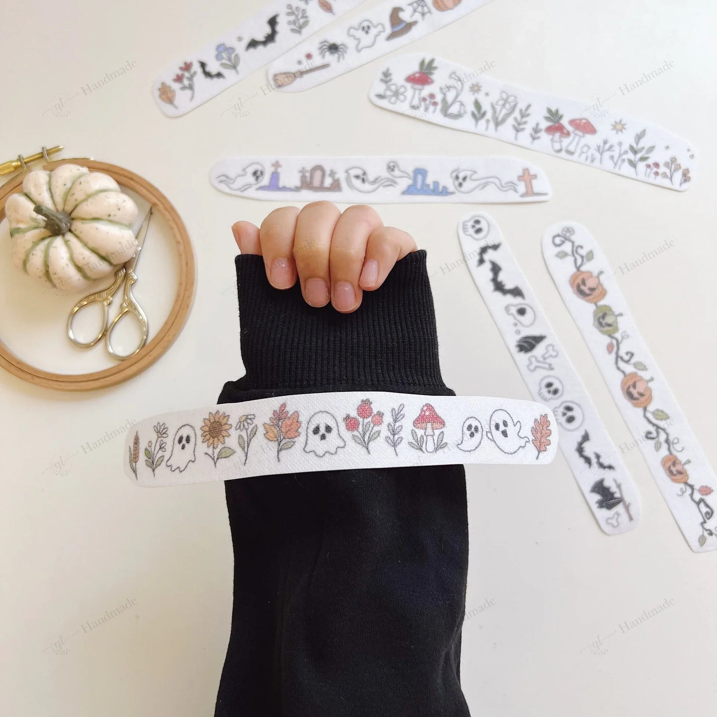 TYIIPLUS™ Seasonal Embroidery Templates – Halloween & Christmas DIY Designs