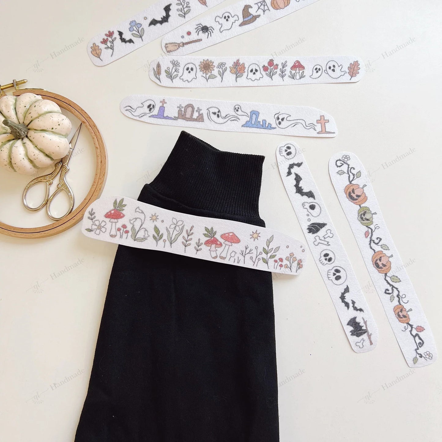 TYIIPLUS™ Seasonal Embroidery Templates – Halloween & Christmas DIY Designs
