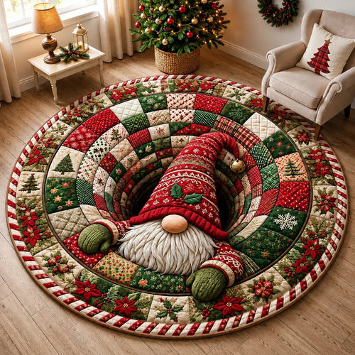 🎄 Weihnachtsteppich mit optischer 3D-Täuschung