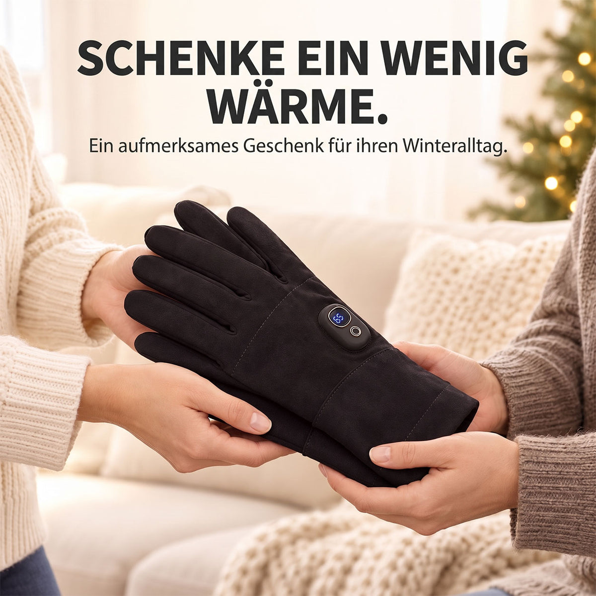 ❄️ Beheizbare Touchscreen-Handschuhe mit Digitalanzeige – Warme Hände im Winter