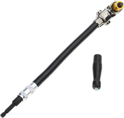 🔧 Flexibler 90-Grad-Winkelvorsatz mit langer biegsamer Welle