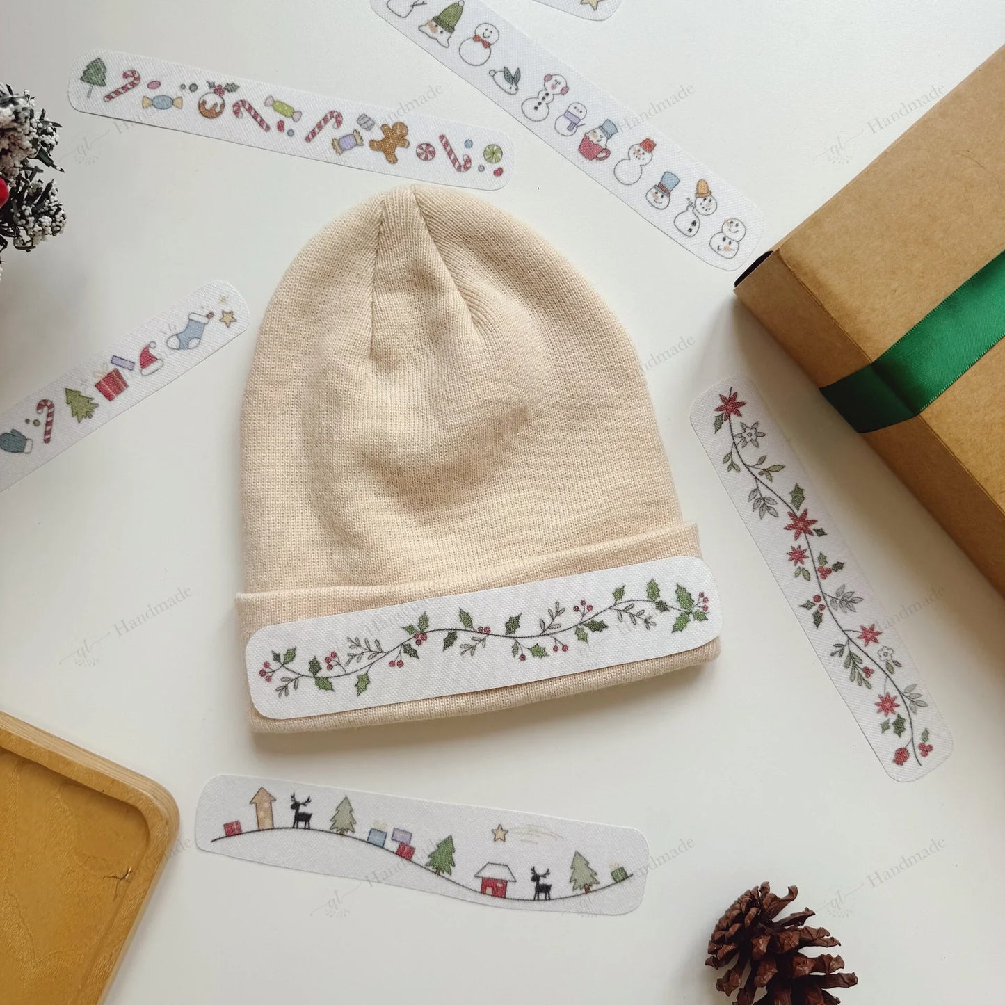 TYIIPLUS™ Seasonal Embroidery Templates – Halloween & Christmas DIY Designs
