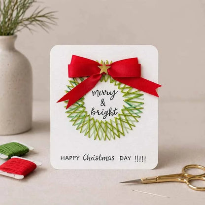🎄Weihnachts-Bastelset „Fröhlich und brillant“ (6-teilig)