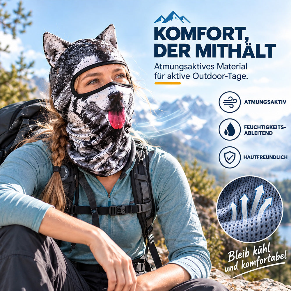 ❄️ Kuschelige Winddichte Wintermaske – Warm & Schützend für Ski, Snowboard & Outdoor
