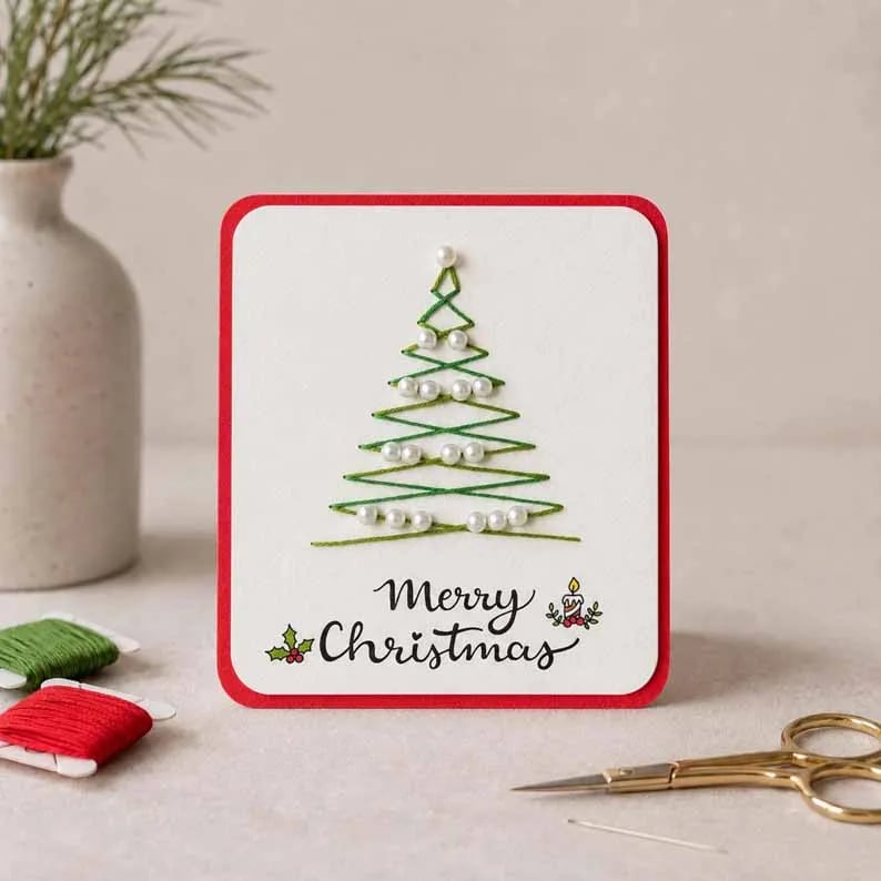 🎄Weihnachts-Bastelset „Fröhlich und brillant“ (6-teilig)