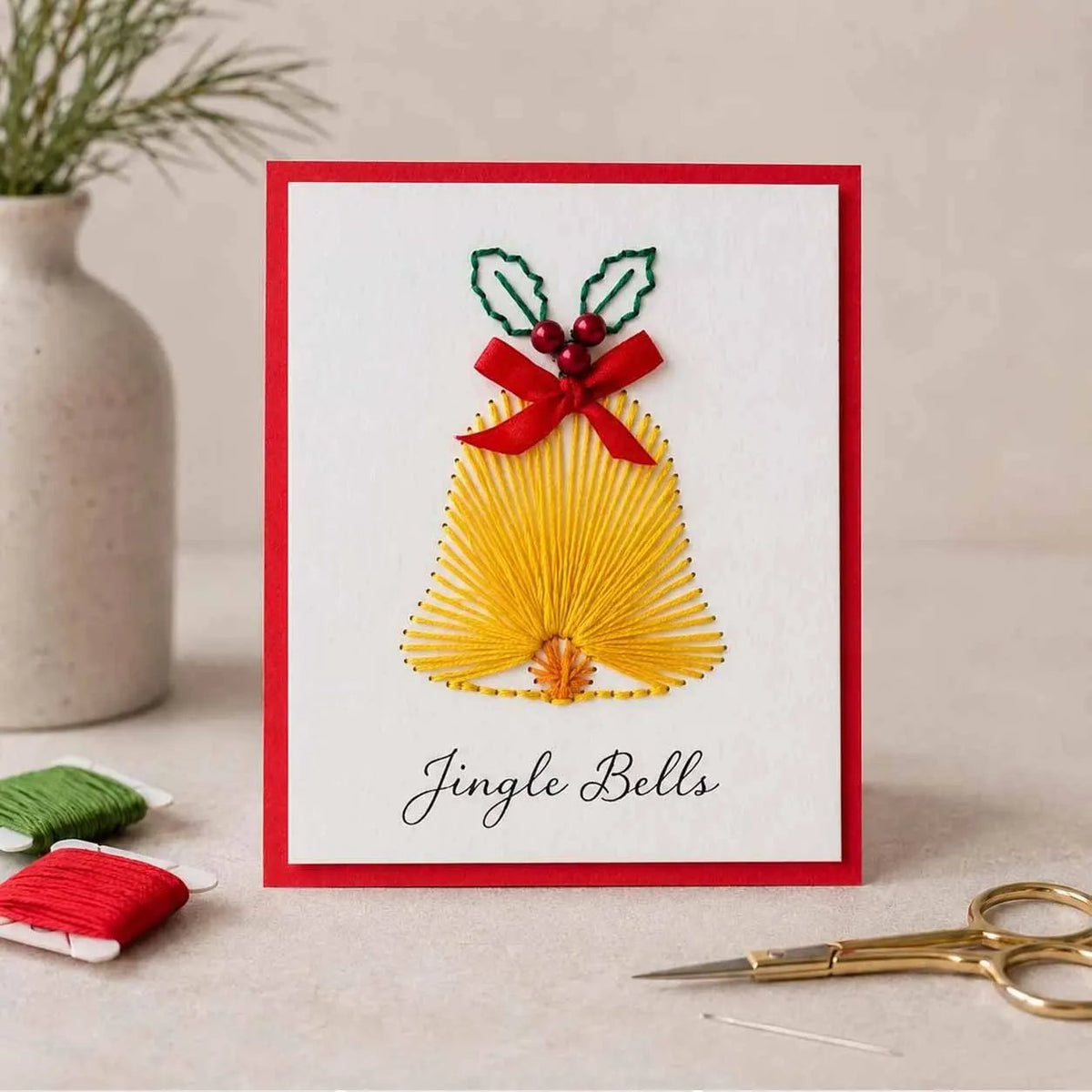 🎄Weihnachts-Bastelset „Fröhlich und brillant“ (6-teilig)