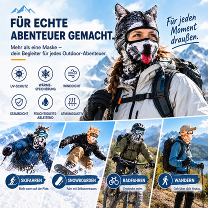 ❄️ Kuschelige Winddichte Wintermaske – Warm & Schützend für Ski, Snowboard & Outdoor