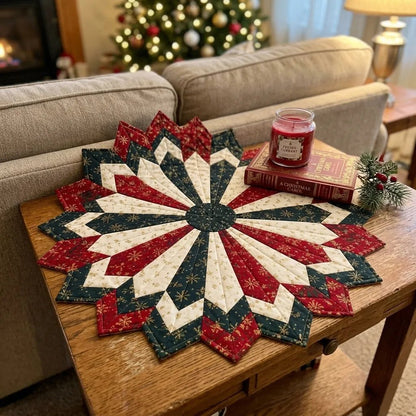 ✨ Quilting-Schablonenset „Holiday Star“ – DIY-Schablonen für festliche Tischläufer