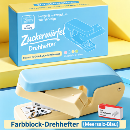TYIIMAX™ 360° drehbarer Langarm-Tacker – Verstellbarer Langstrecken-Tacker für Broschüren, Bastelarbeiten & Heftungen in der Mitte