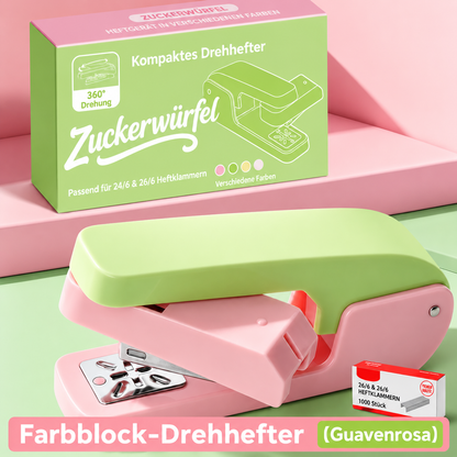 TYIIMAX™ 360° drehbarer Langarm-Tacker – Verstellbarer Langstrecken-Tacker für Broschüren, Bastelarbeiten & Heftungen in der Mitte