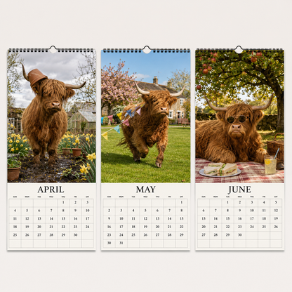 🐂Kalender „Grumpy Highland Cows“ 2027