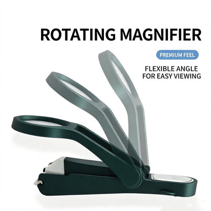 🔍 ClearView Easy-Grip Magnifying Nail Clipper
